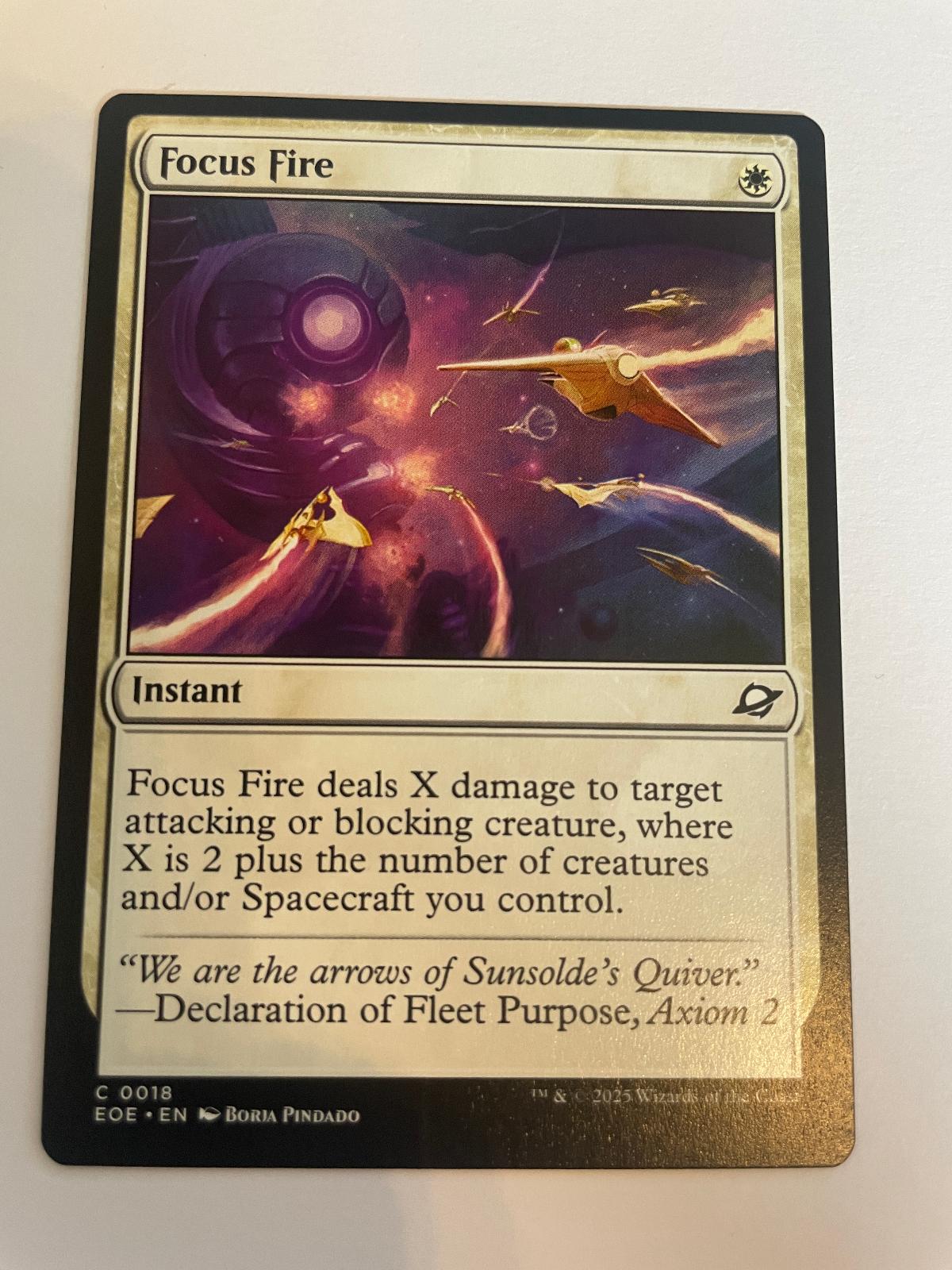 Focus Fire 18 Edge of Eternities NM