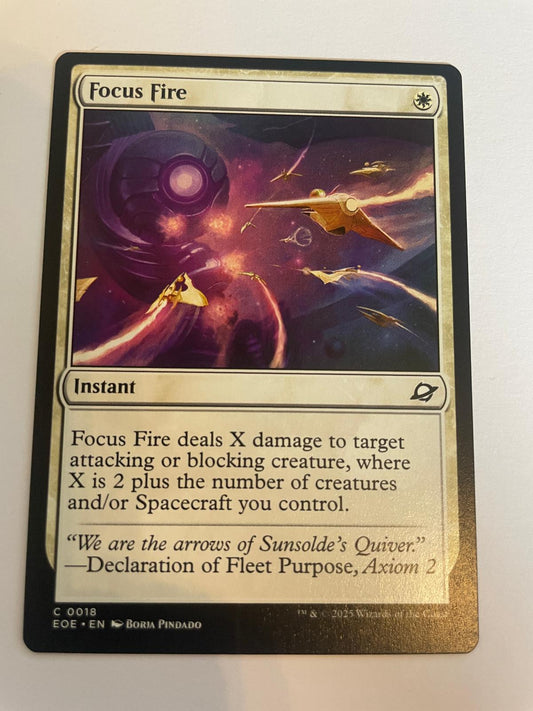 Focus Fire 18 Edge of Eternities NM