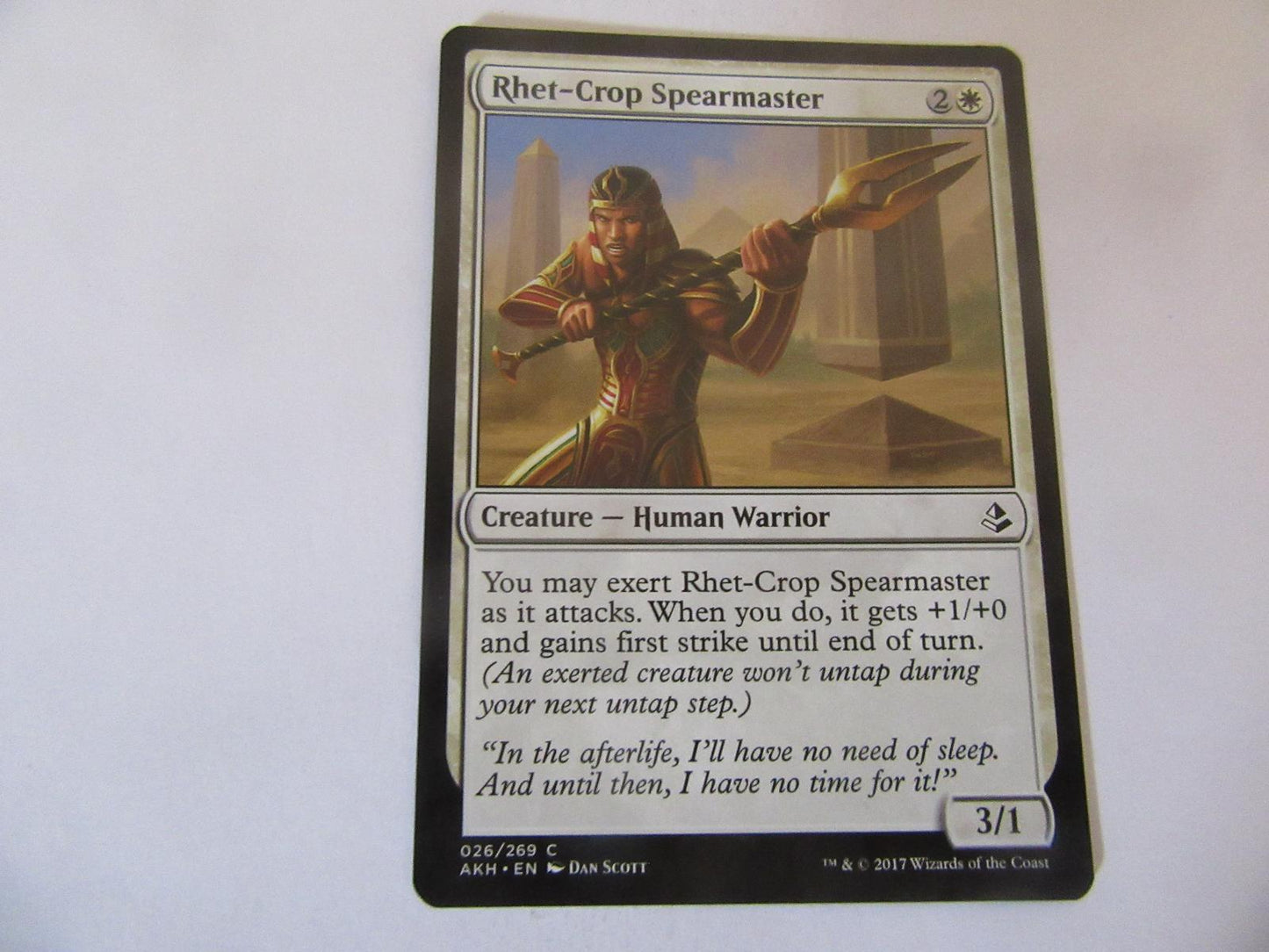 Rhet-Crop Spearmaster 26 Amonkhet NM