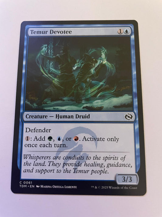 Temur Devotee 61 Common Tarkir: Dragonstorm Magic: The Gathering Near Mint