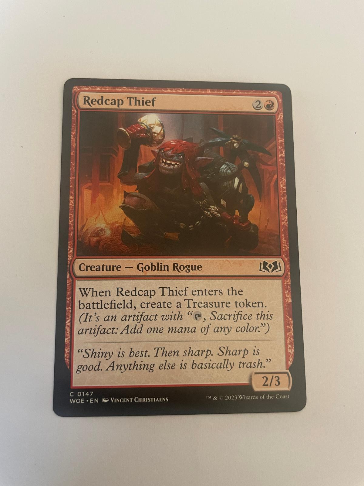 Redcap Thief 147 Wilds of Eldraine WOE NM