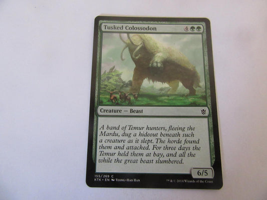 Tusked Colossodon 155 Khans of Tarkir NM