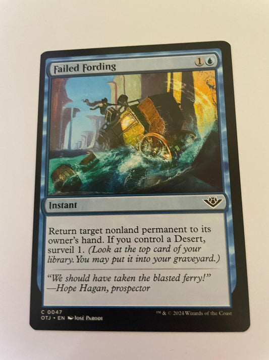 Failed Fording 47 Common Outlaws of Thunder Junction Magic: The Gathering NM
