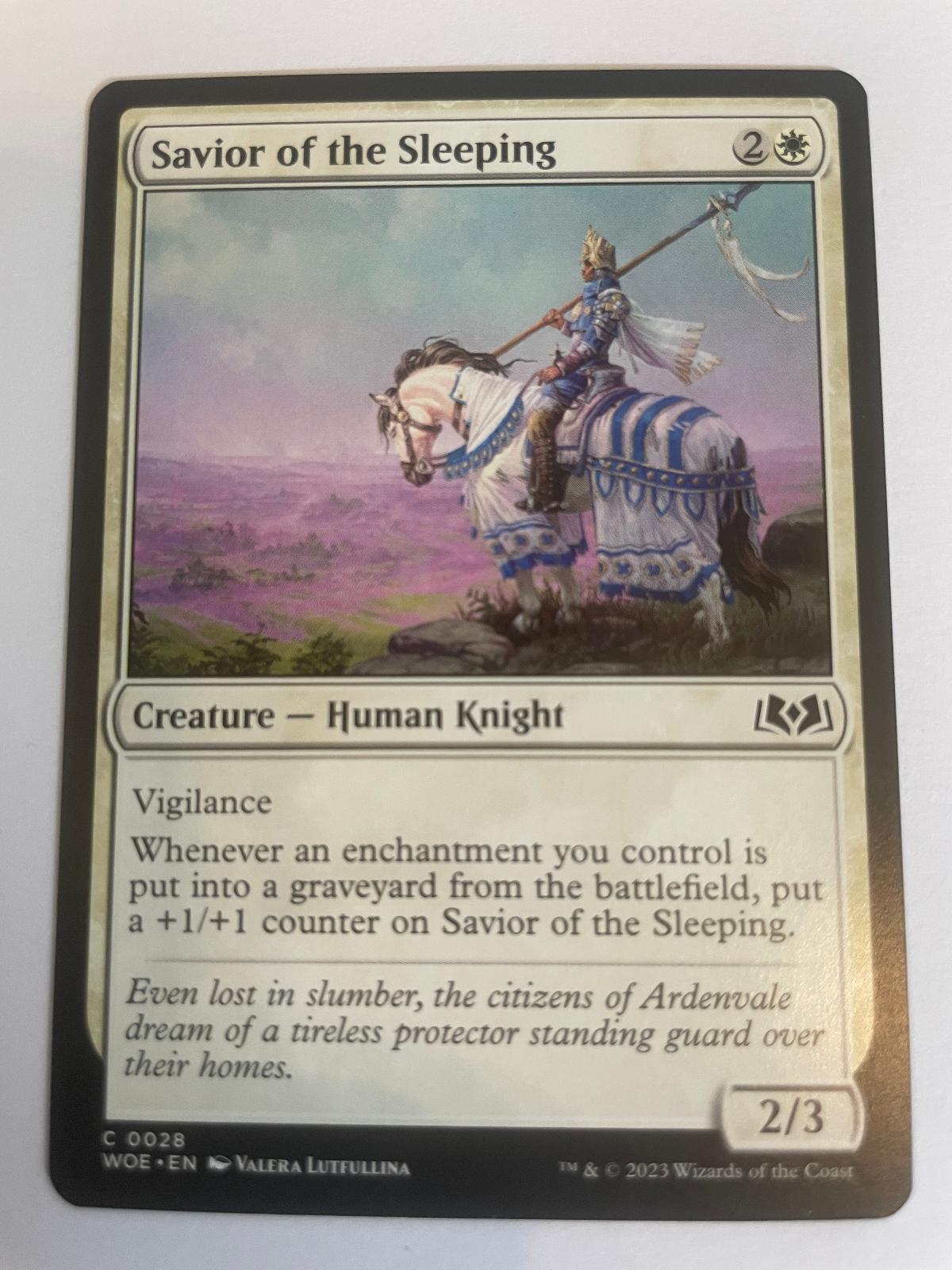 Savior of the Sleeping 28 Wilds of Eldraine NM