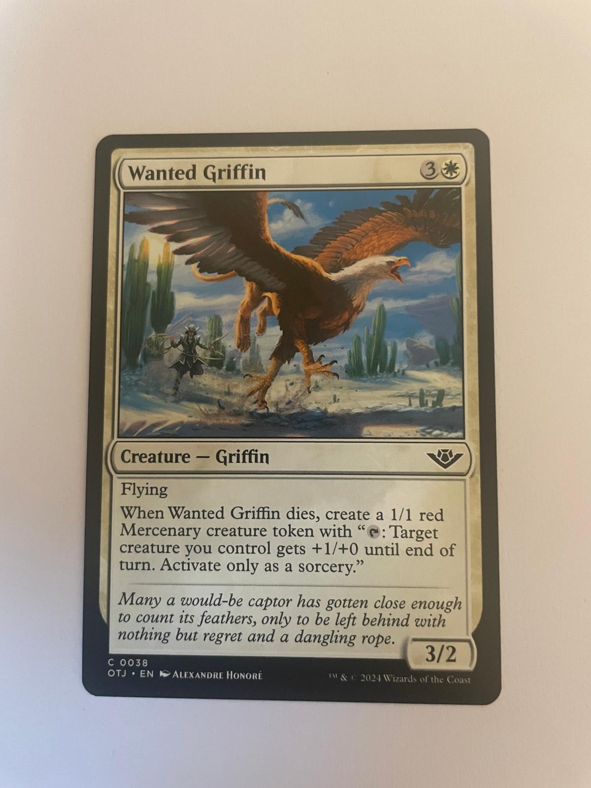 Wanted Griffin 38 Outlaws of Thunder Junction OTJ NM