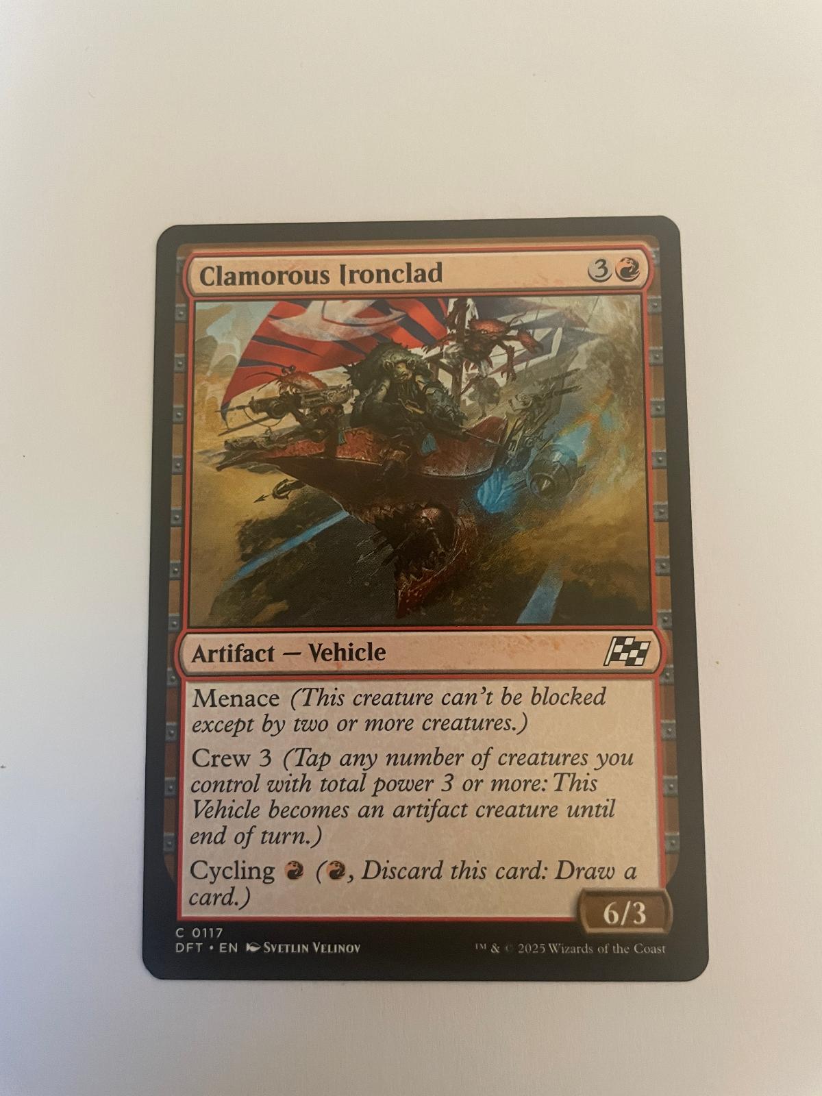 Clamorous Ironclad 117 Aetherdrift DFT NM