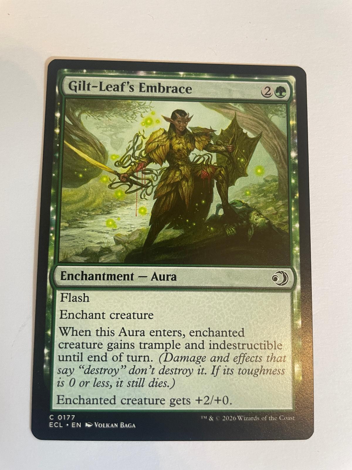 Gilt-Leaf's Embrace 177 Lorwyn Eclipsed ECL NM