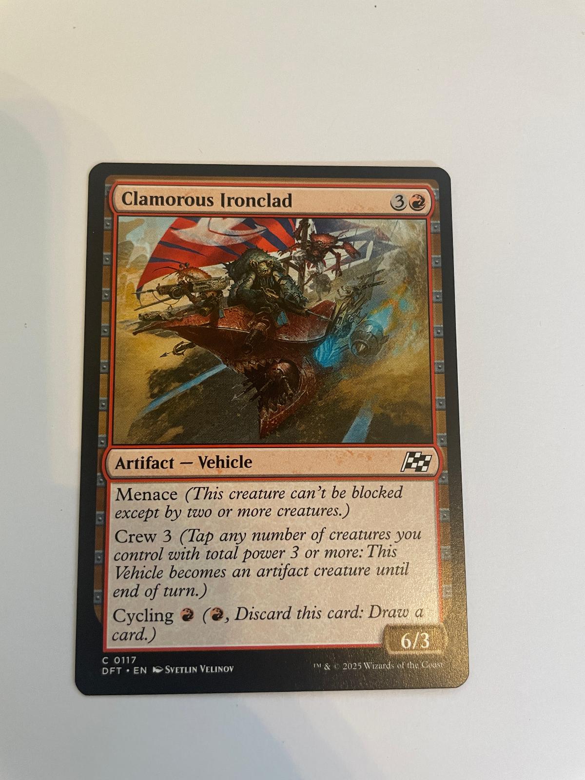 Clamorous Ironclad 117 Aetherdrift NM