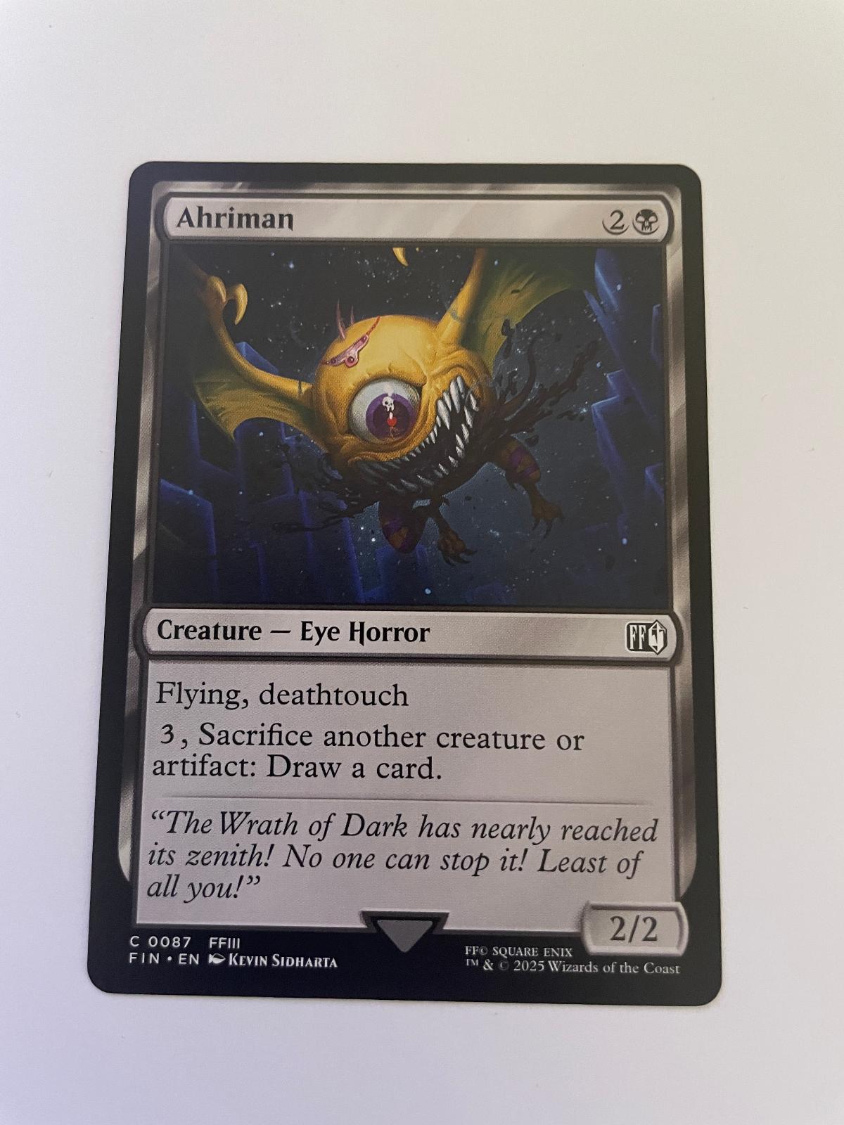 Ahriman 87 Common FINAL FANTASY Magic: The Gathering Near Mint