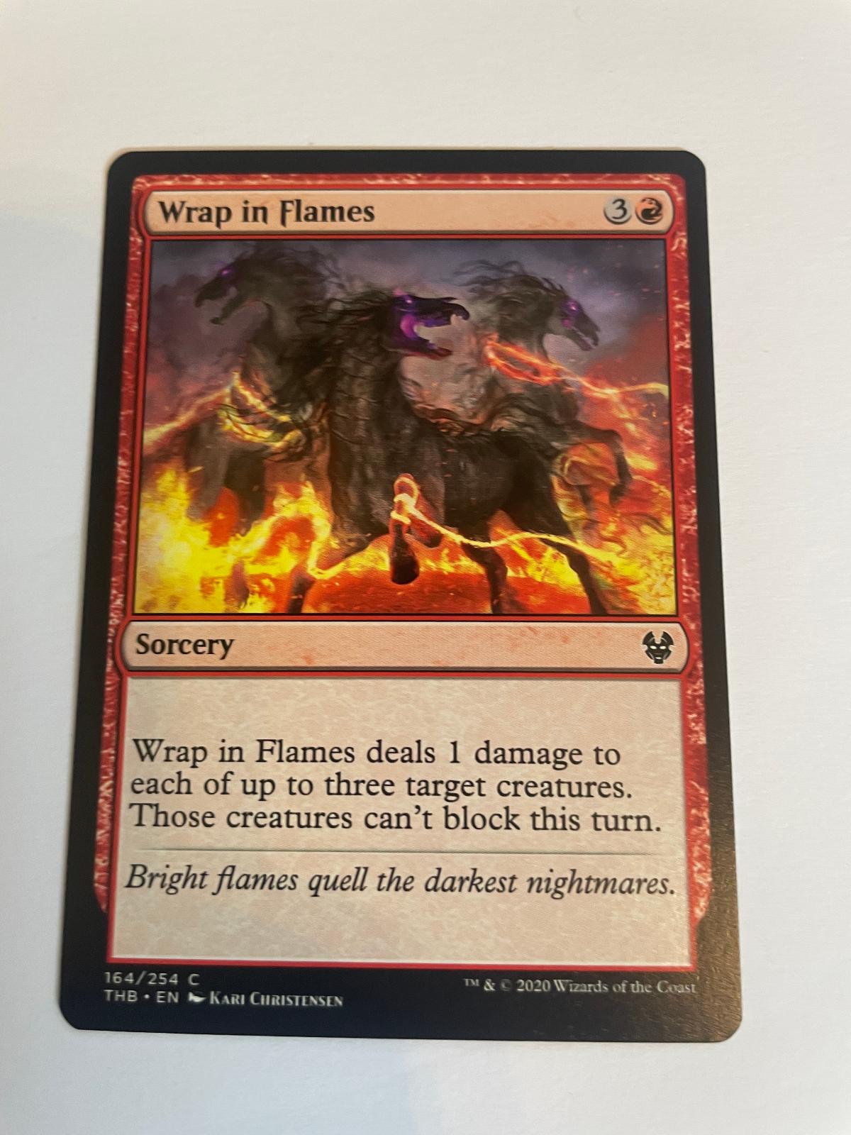 Wrap in Flames 164 Theros Beyond Death NM