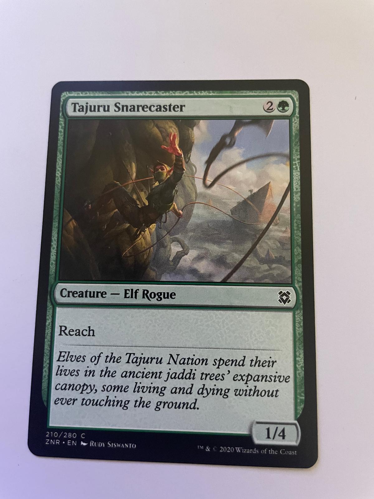Tajuru Snarecaster 210 Common Zendikar Rising Magic: The Gathering Near Mint