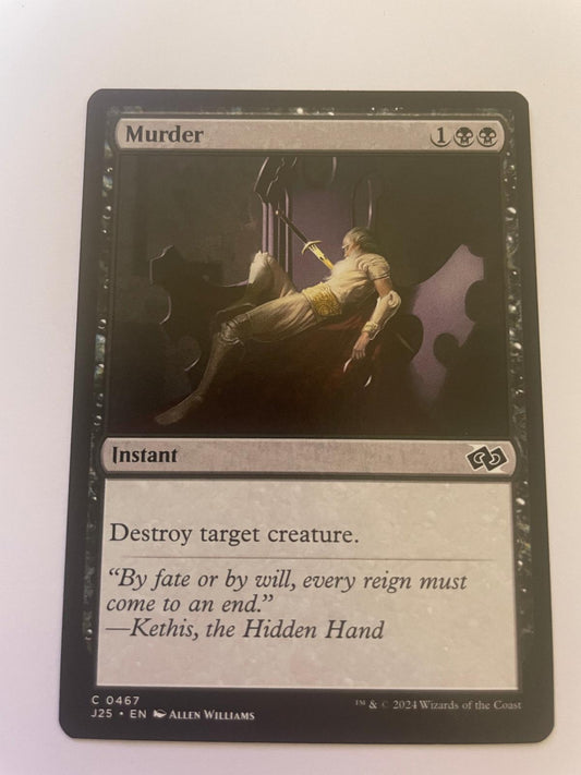 Murder 467 Common Foundations Jumpstart Magic: The Gathering Near Mint
