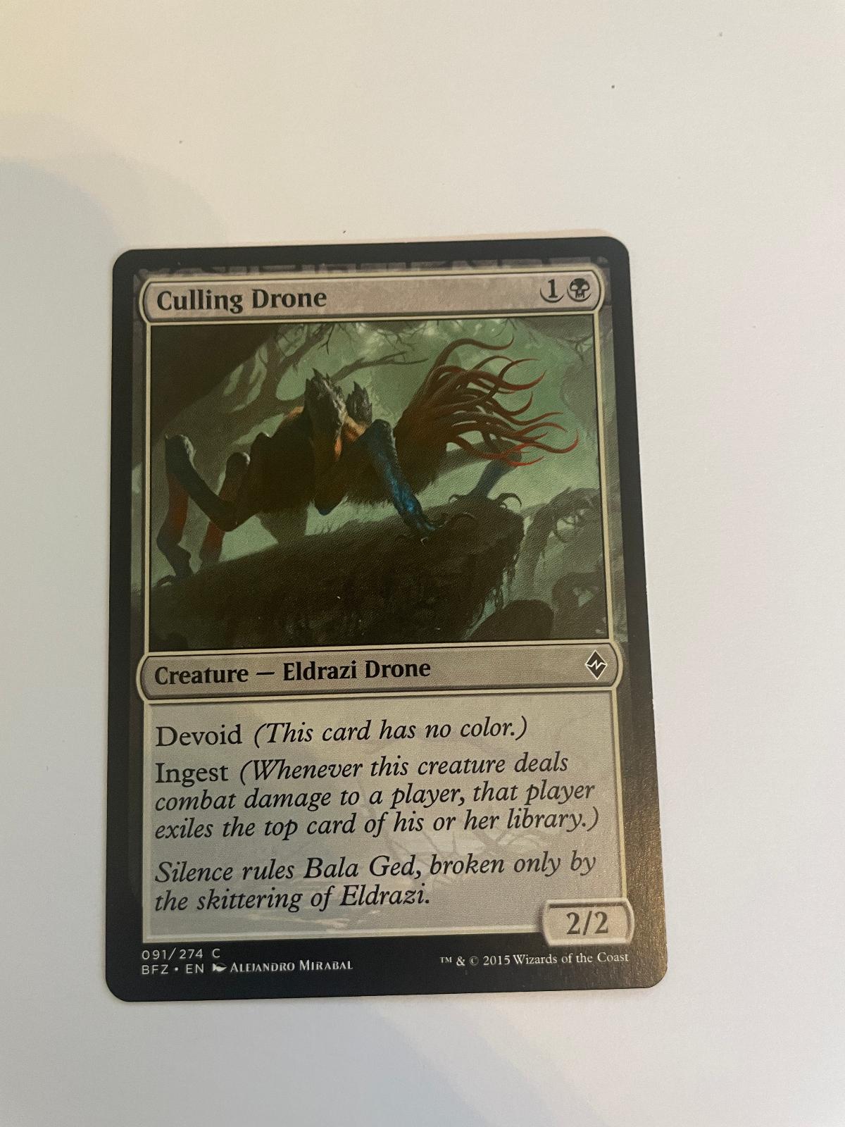 Culling Drone 91 Battle for Zendikar NM