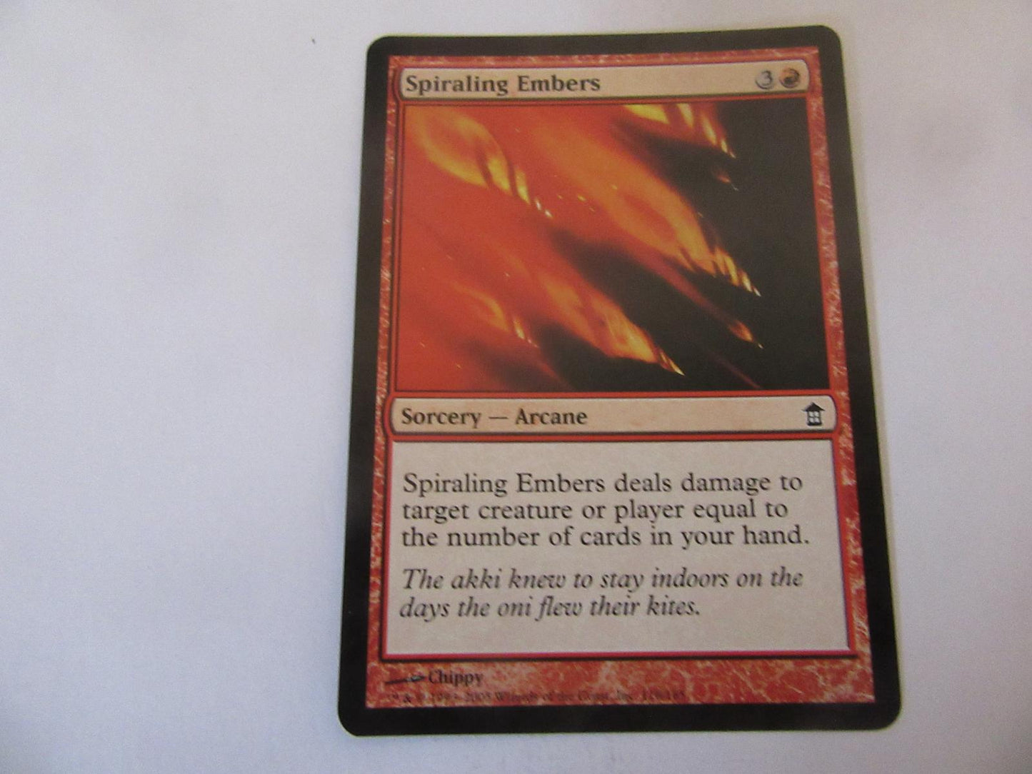 Spiraling Embers 116 Saviors of Kamigawa NM