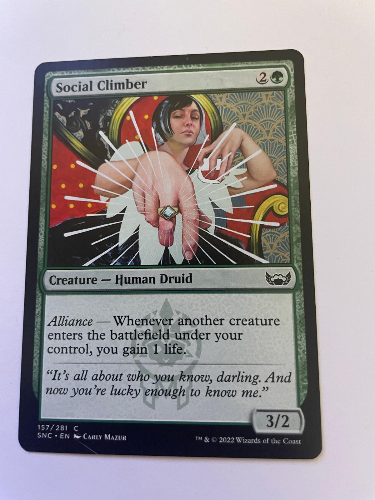 Social Climber 157 Common Streets of New Capenna Magic: The Gathering Near Mint