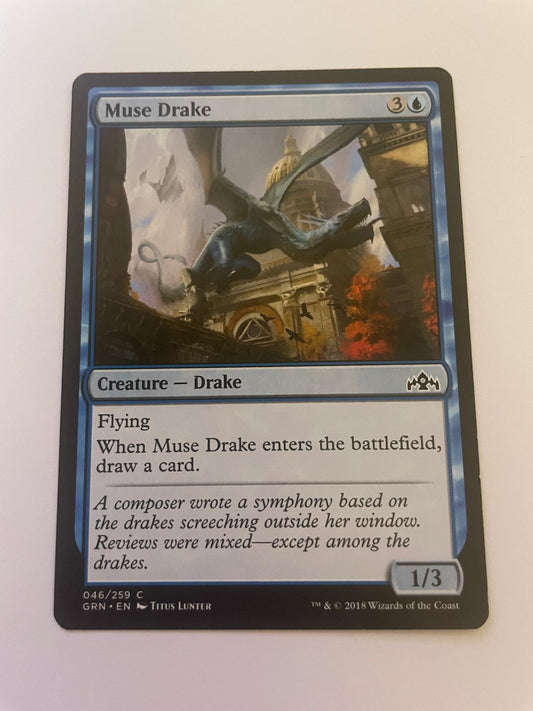 Muse Drake 46 Common Guilds of Ravnica Magic: The Gathering Near Mint