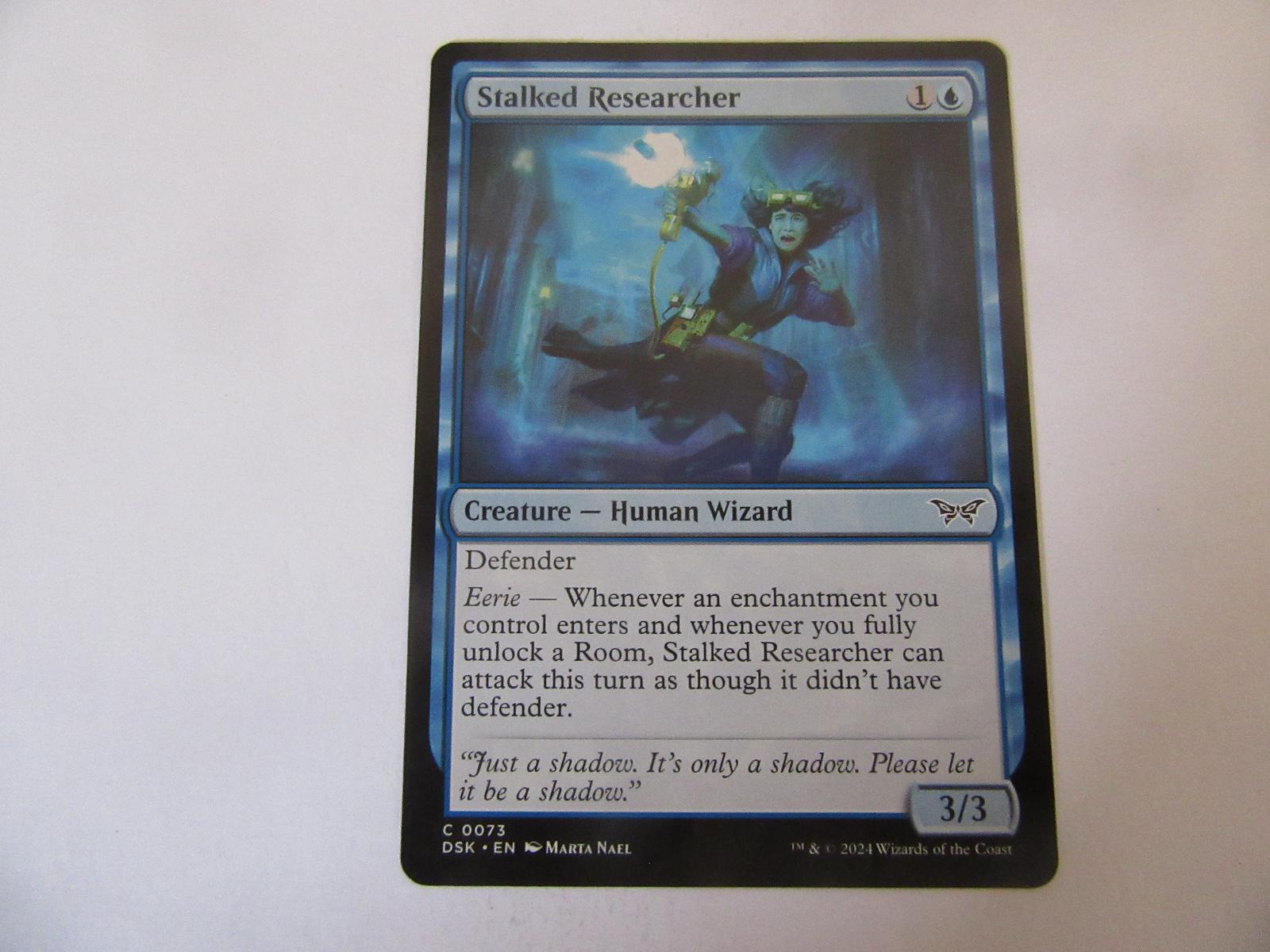 Stalked Researcher 73 Duskmourn: House of Horror NM
