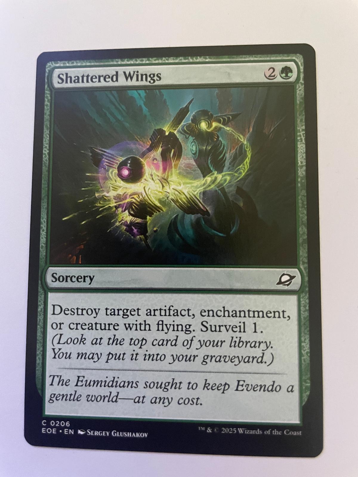 Shattered Wings 206 Common Edge of Eternities Magic: The Gathering Near Mint