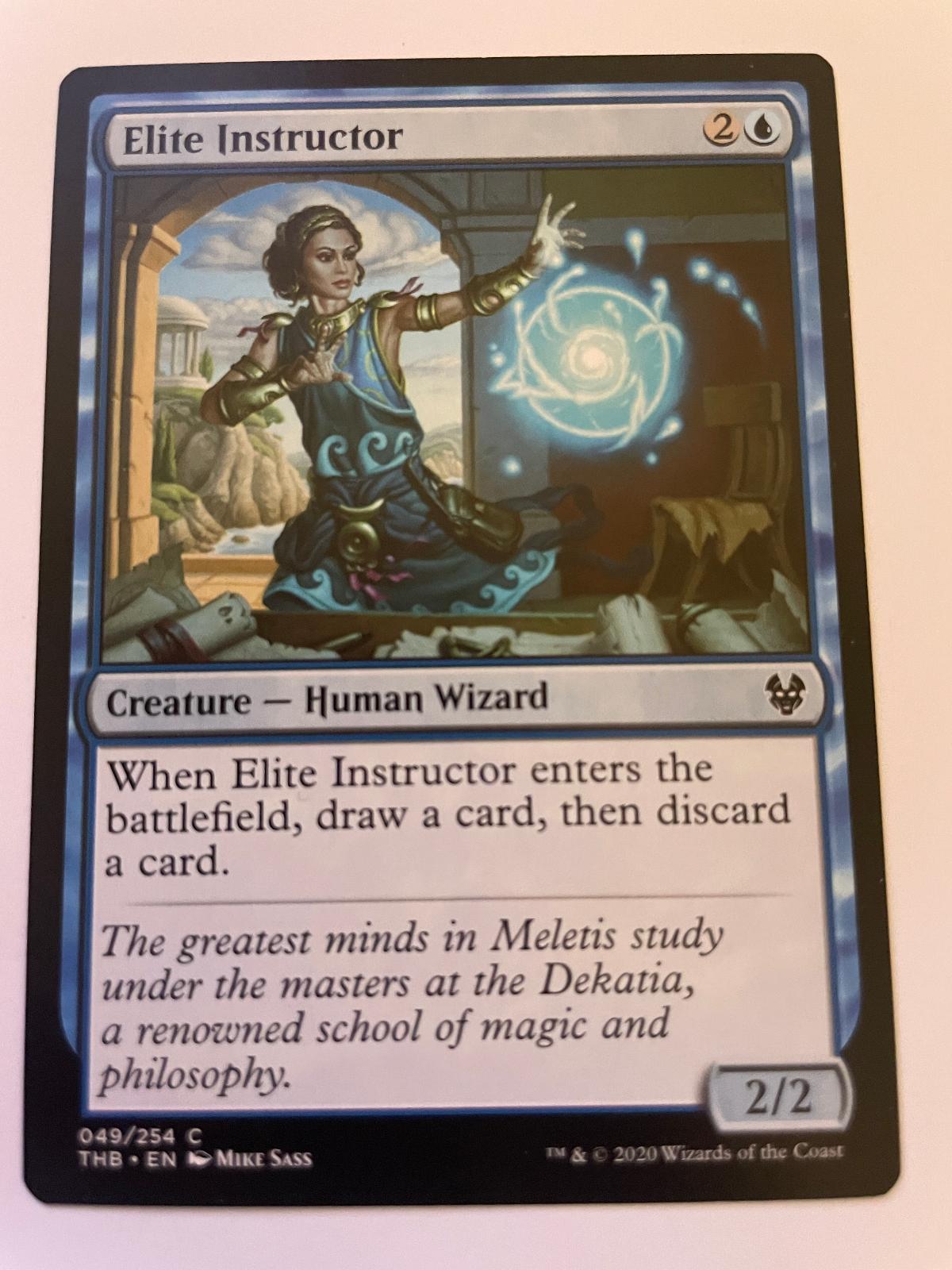 Elite Instructor 49 Common Theros Beyond Death Magic: The Gathering Near Mint
