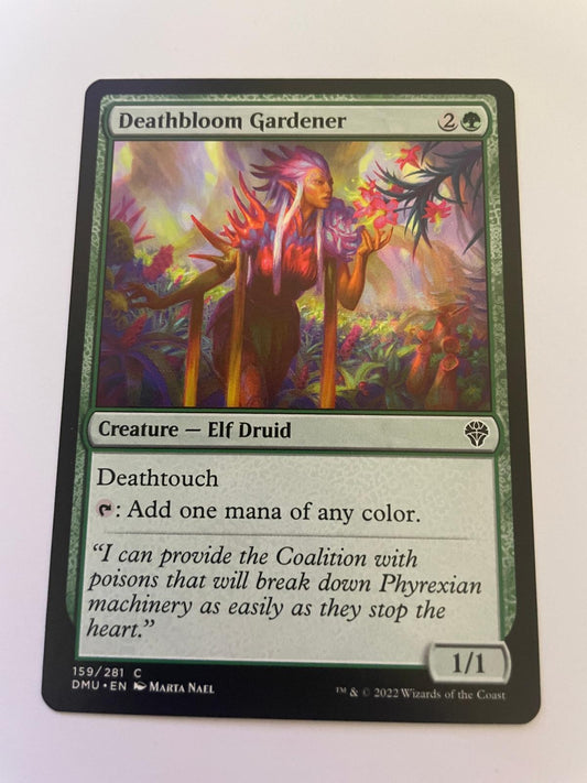 Deathbloom Gardener 159 Common Dominaria United Magic: The Gathering Near Mint