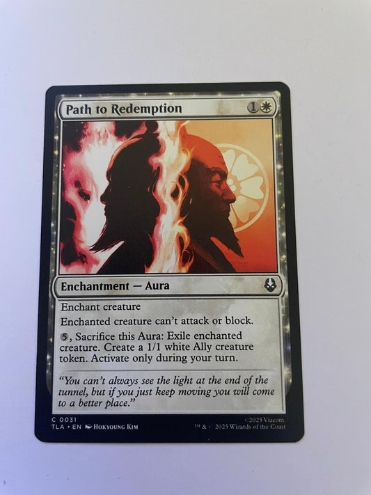 Path to Redemption 31 Common Avatar: The Last Airbender Magic: The Gathering NM