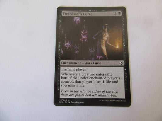 Trespasser's Curse 112 Amonkhet NM