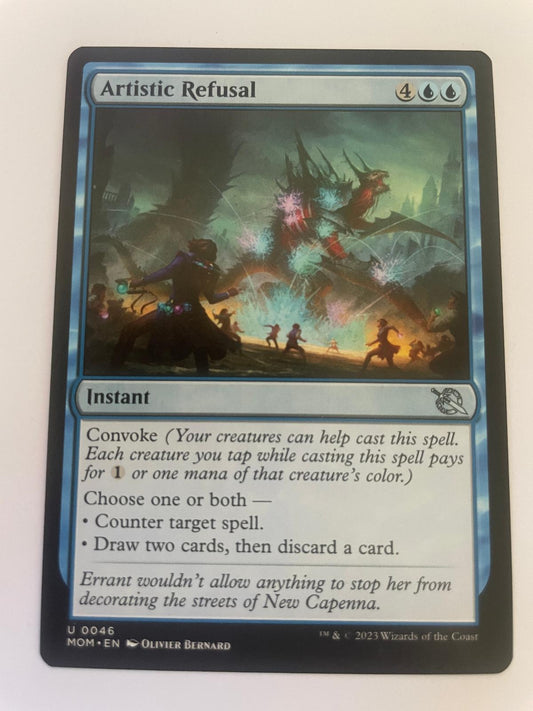 Artistic Refusal 46 Uncommon March of the Machine Magic: The Gathering Near Mint