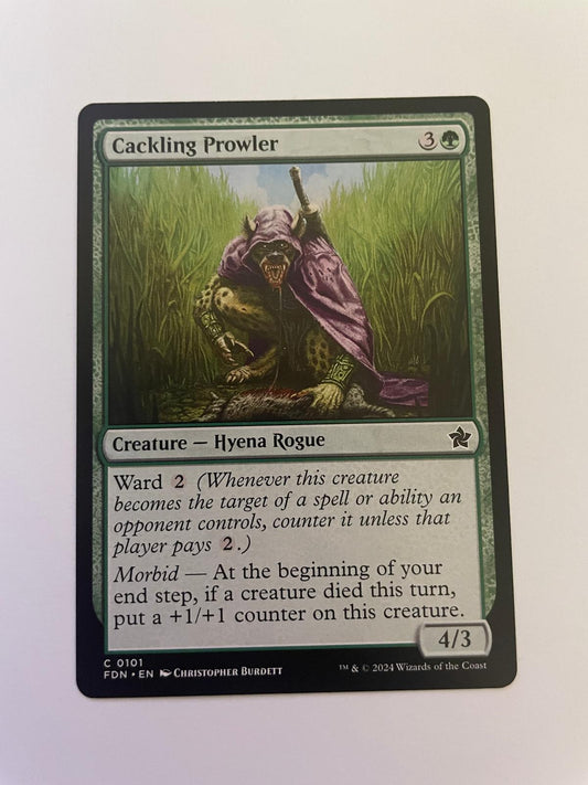 Cackling Prowler 101 Common Foundations Magic: The Gathering Near Mint