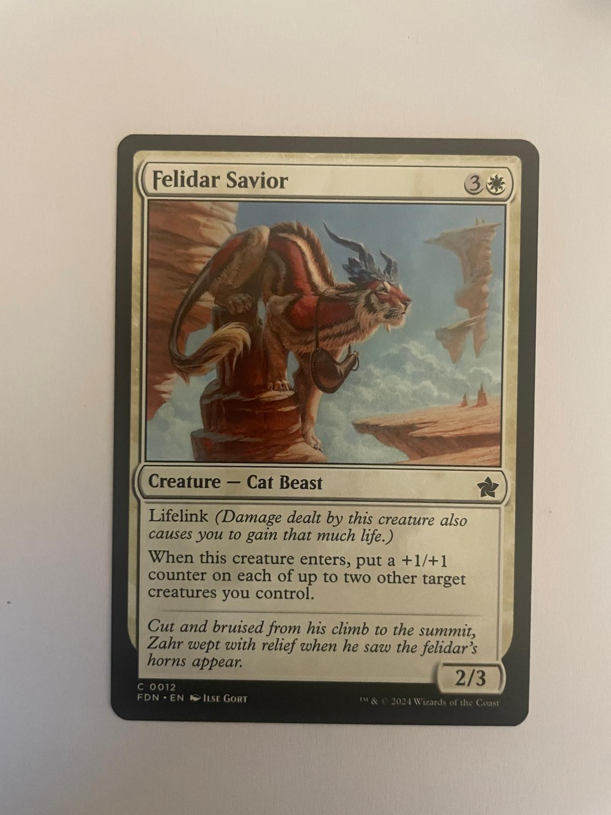 Felidar Savior 12 Foundations FDN NM