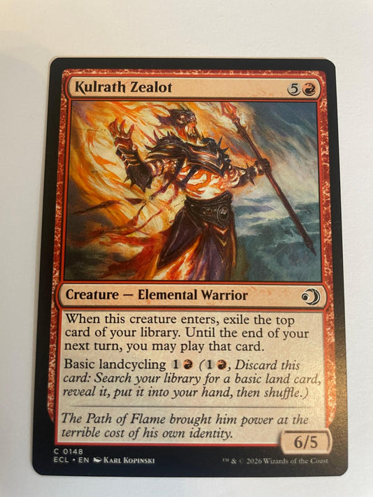 Kulrath Zealot 148 Lorwyn Eclipsed ECL NM