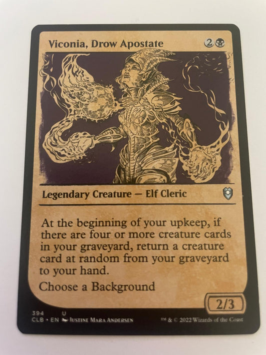 Viconia, Drow Apostate (Showcase) 394 Commander Legends:Battle for Baldur's Gate