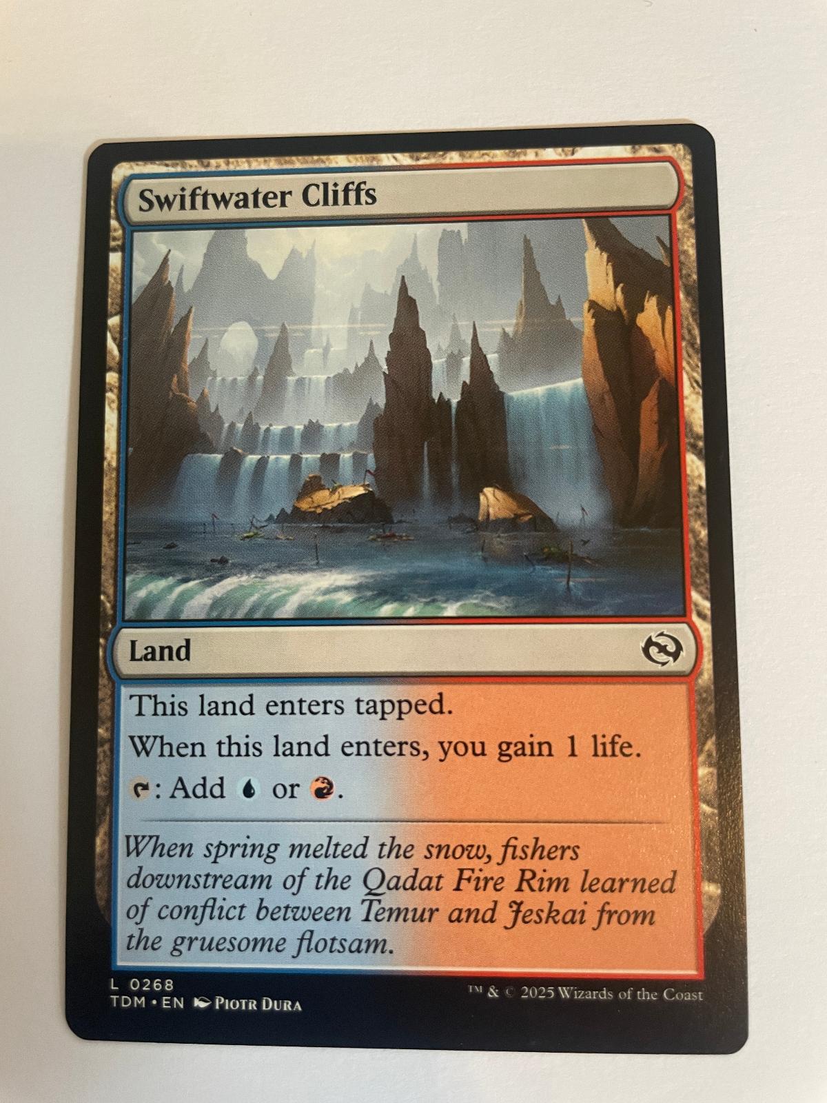 Swiftwater Cliffs 268 Tarkir: Dragonstorm NM