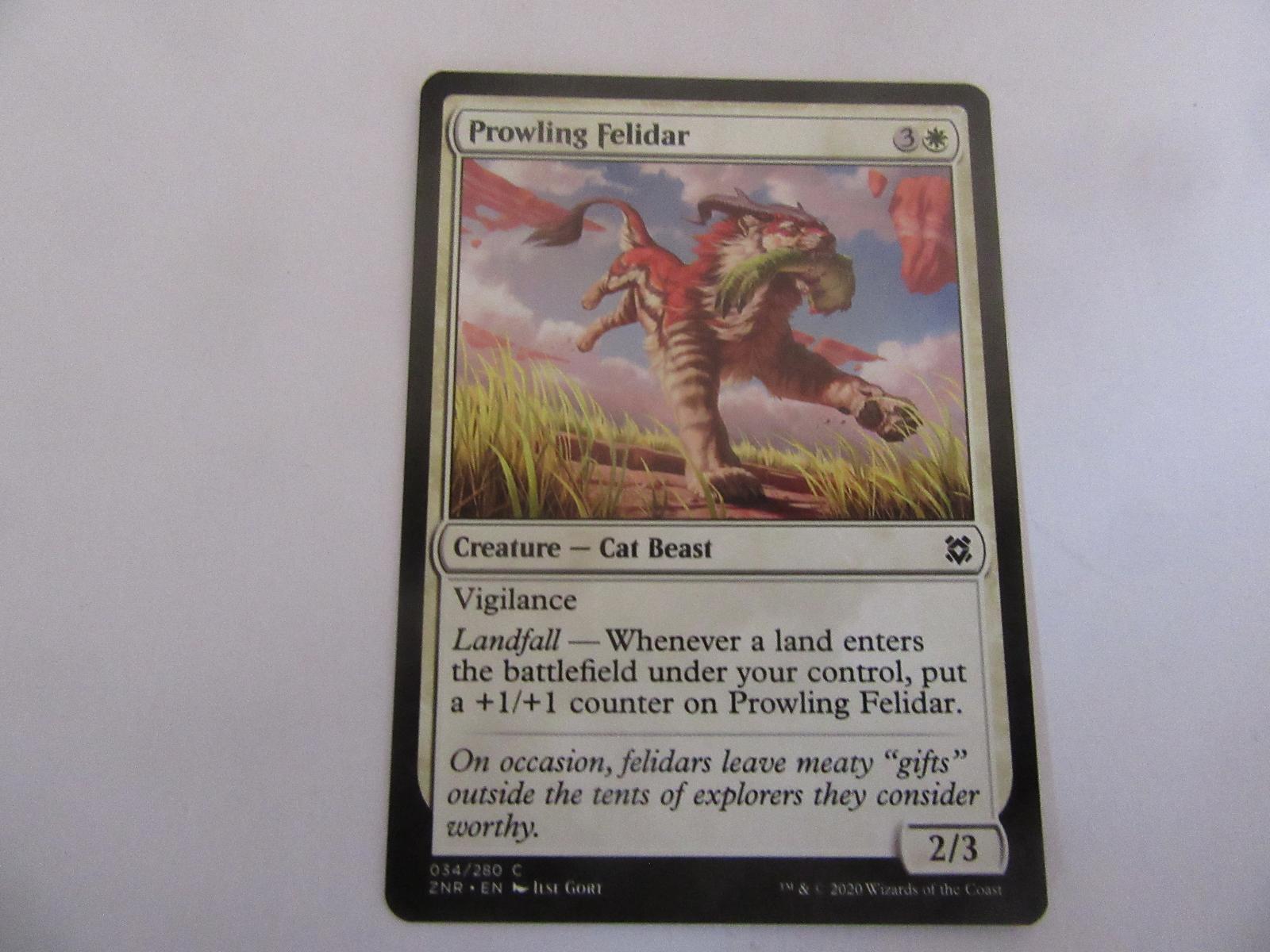 Prowling Felidar 34 Zendikar Rising NM