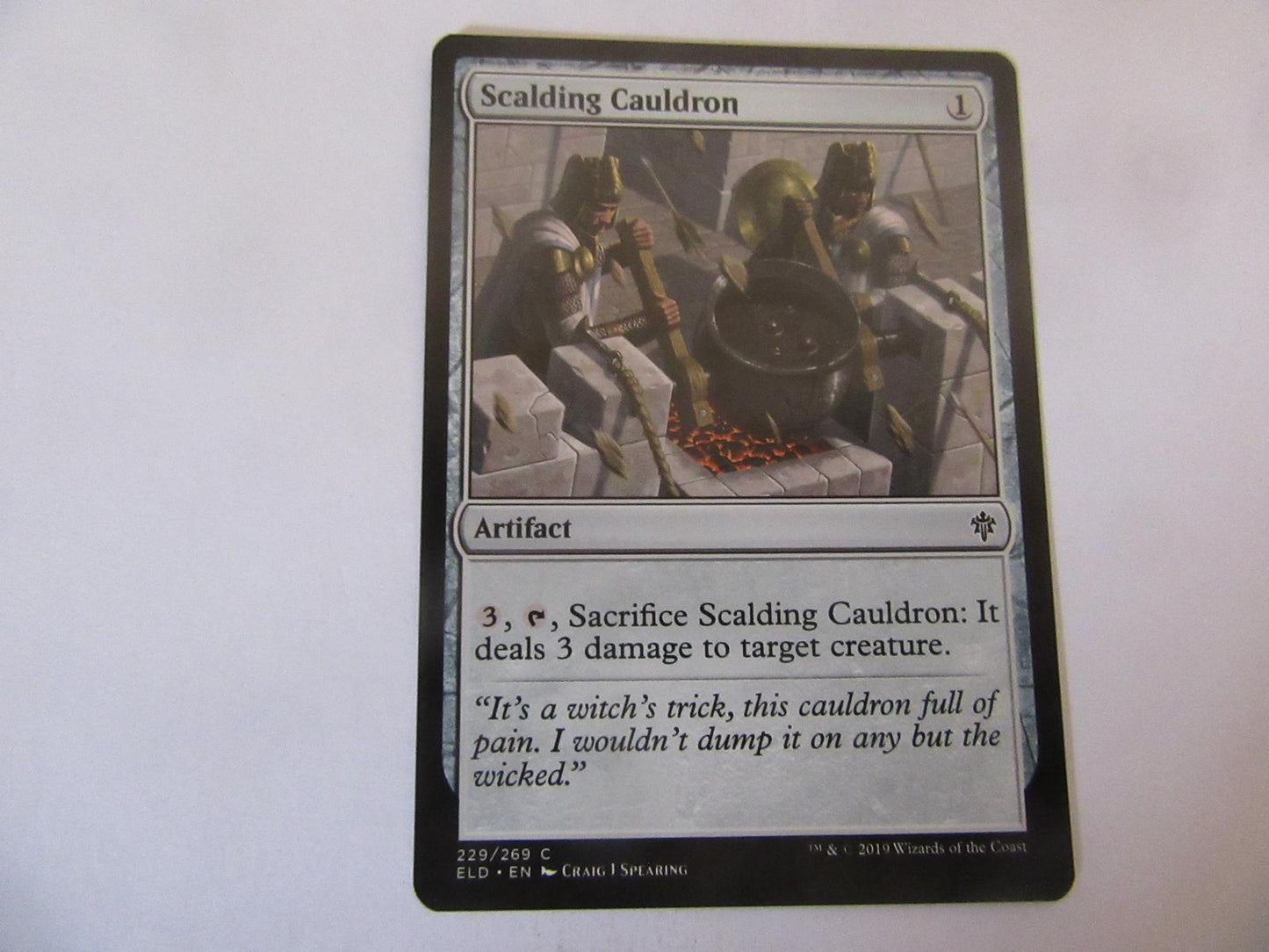 Scalding Cauldron 229 Throne of Eldraine NM