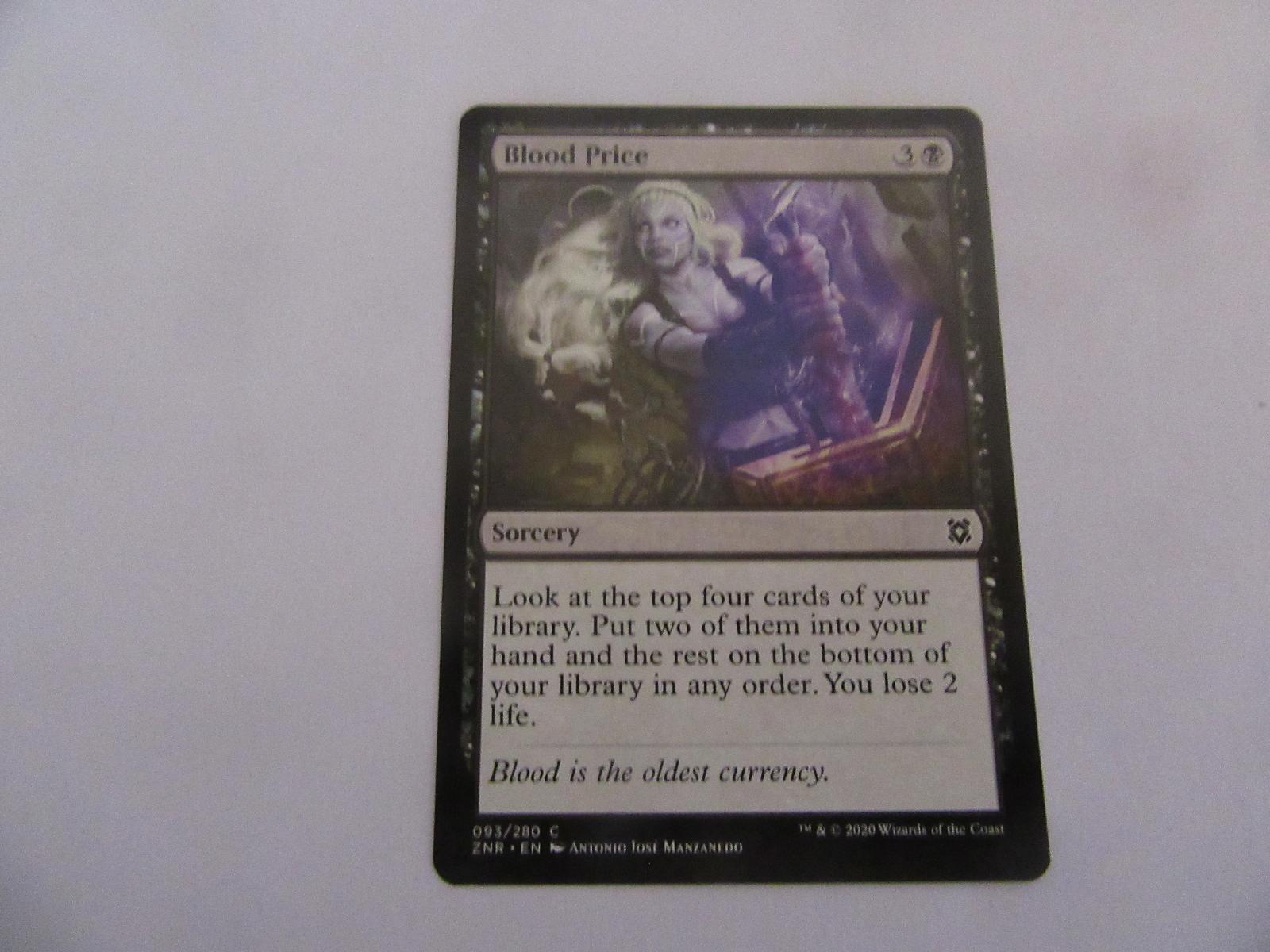 Blood Price 93 Zendikar Rising NM