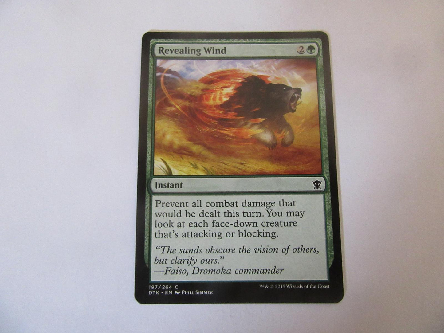 Revealing Wind 197 Dragons of Tarkir NM