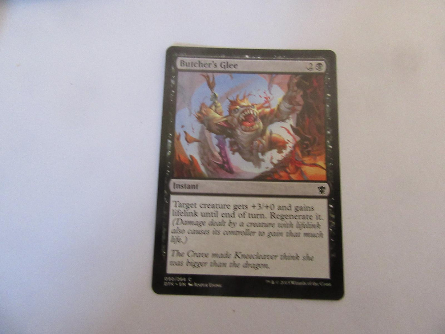 Butcher's Glee 90 Dragons of Tarkir NM