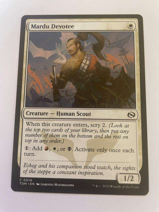 Mardu Devotee 16 Common Tarkir: Dragonstorm Magic: The Gathering Near Mint