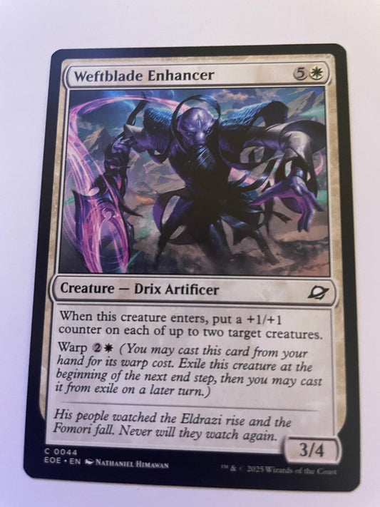 Weftblade Enhancer 44 Common Edge of Eternities Magic: The Gathering Near Mint