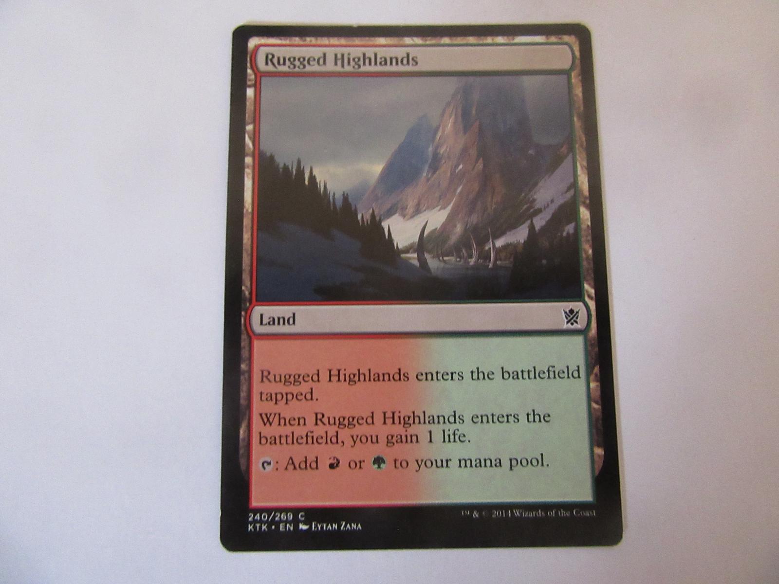 Rugged Highlands 240 Khans of Tarkir NM