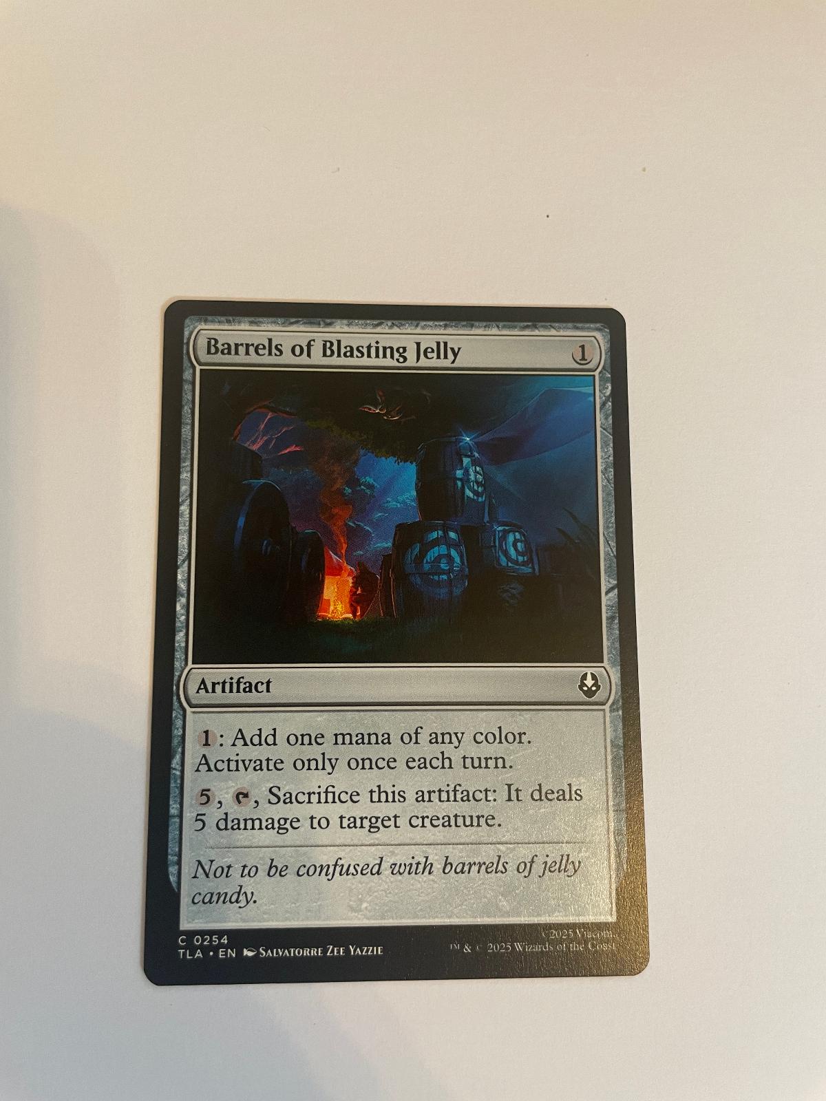 Barrels of Blasting Jelly 254 Avatar: The Last Airbender NM