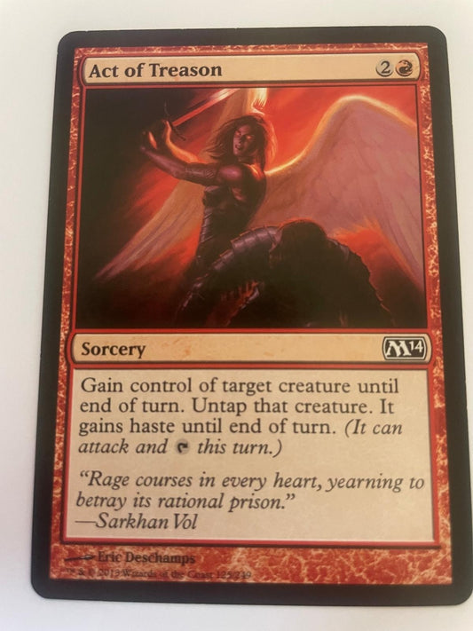 Act of Treason 121 Common Magic 2012 (M12) Magic: The Gathering Near Mint