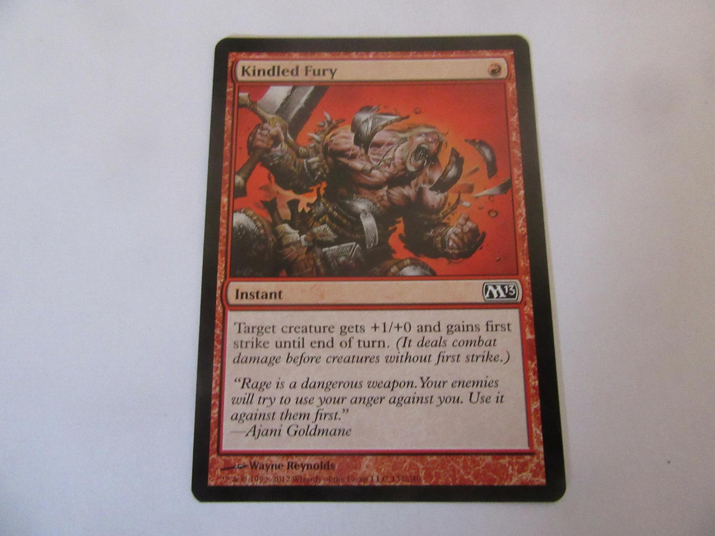 Kindled Fury 137 Magic 2013 (M13) NM