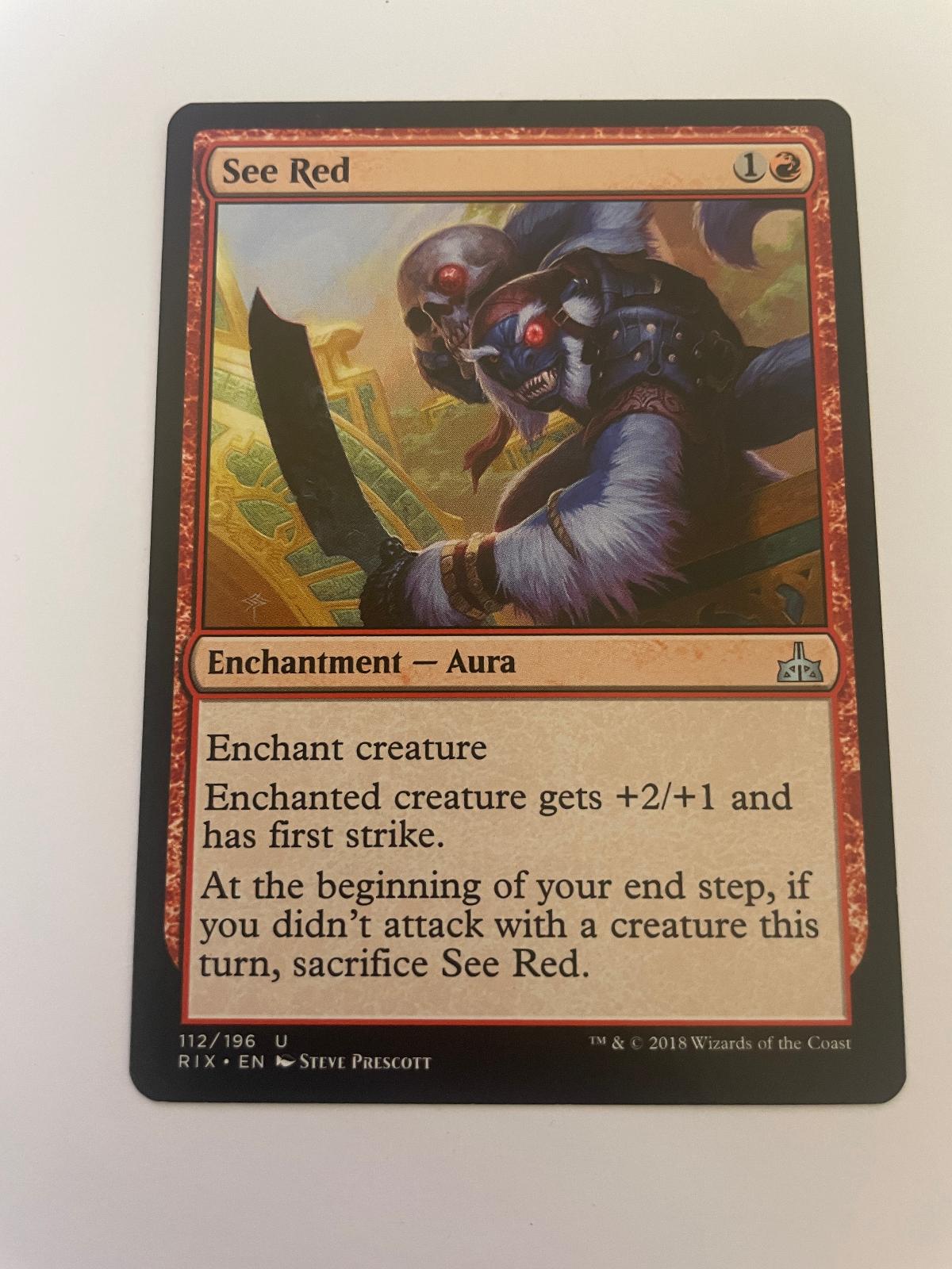 See Red 112 Uncommon Rivals of Ixalan Magic: The Gathering Near Mint
