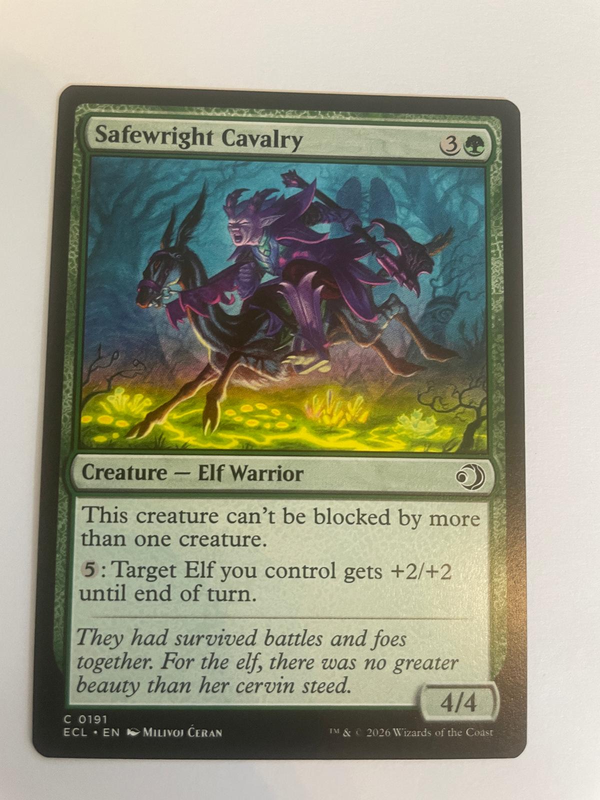 Safewright Cavalry 191 Lorwyn Eclipsed ECL NM