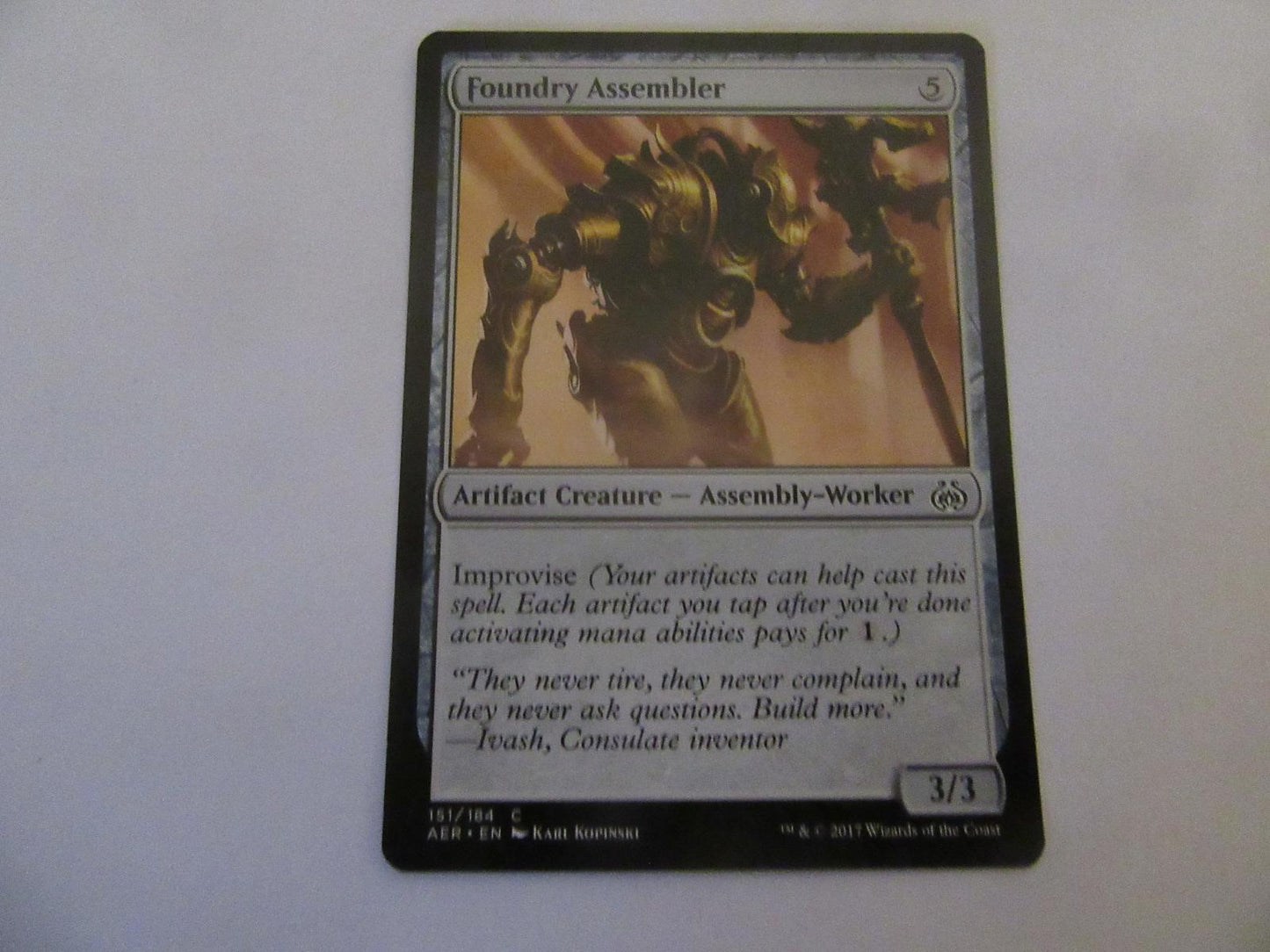 Foundry Assembler 151 Aether Revolt NM