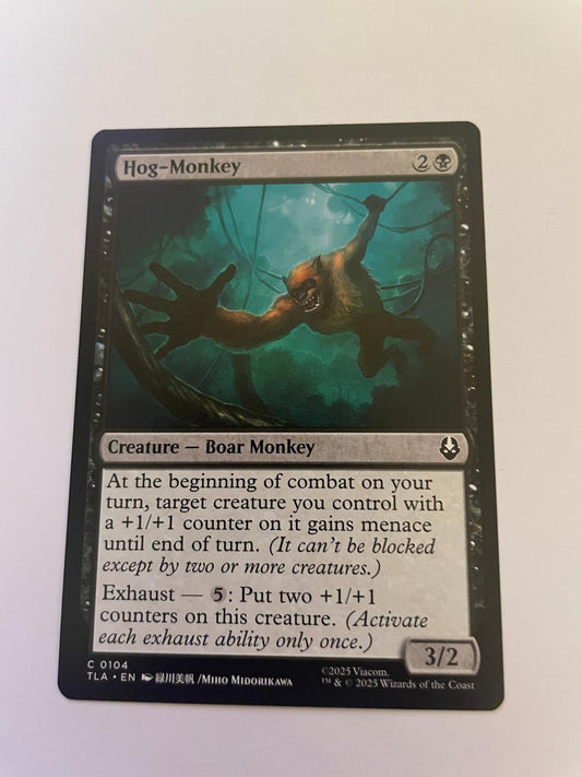Hog-Monkey 104 Common Avatar: The Last Airbender Magic: The Gathering Near Mint