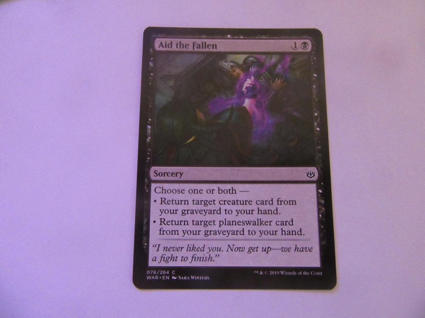 Aid the Fallen 76 The List Reprints NM