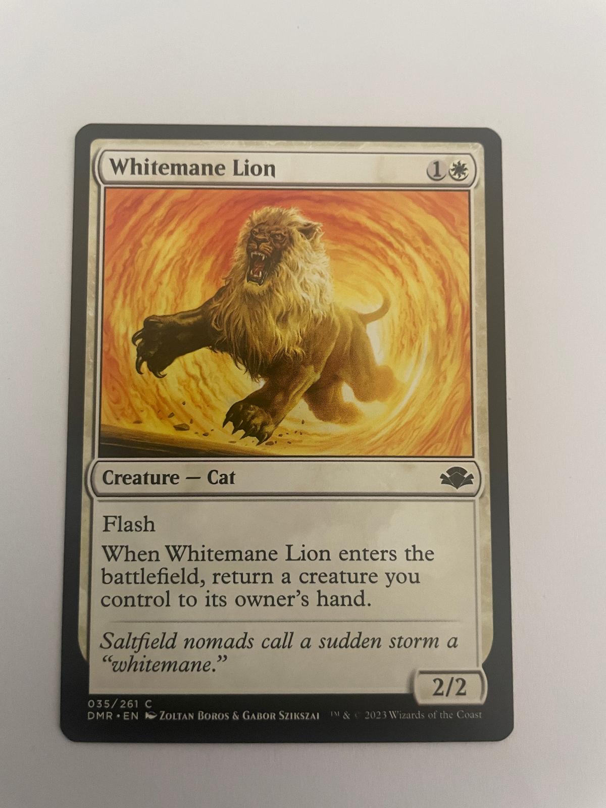 Whitemane Lion 37 Eternal Masters EMA NM