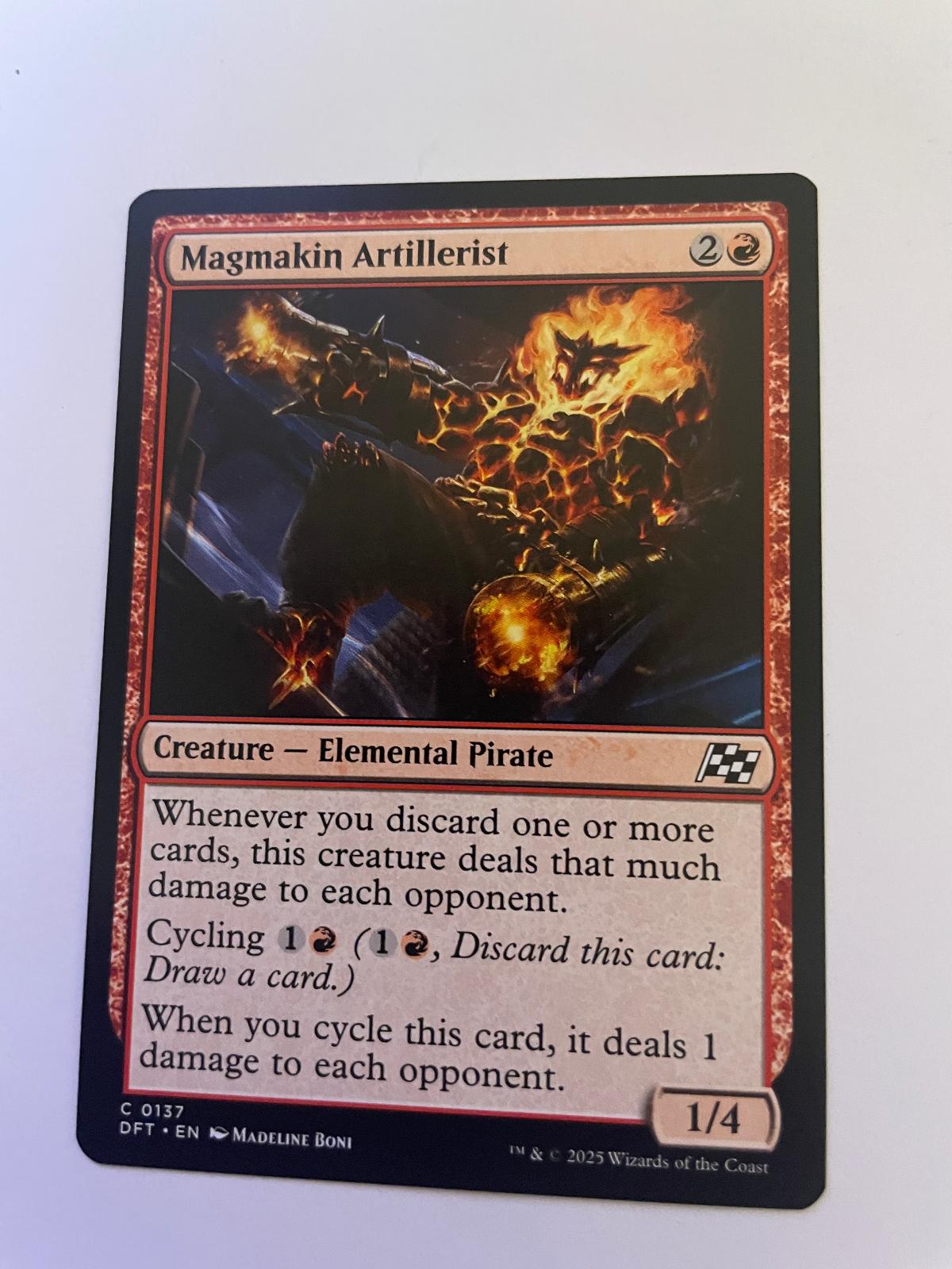 Magmakin Artillerist 137 Common Aetherdrift Magic: The Gathering Near Mint